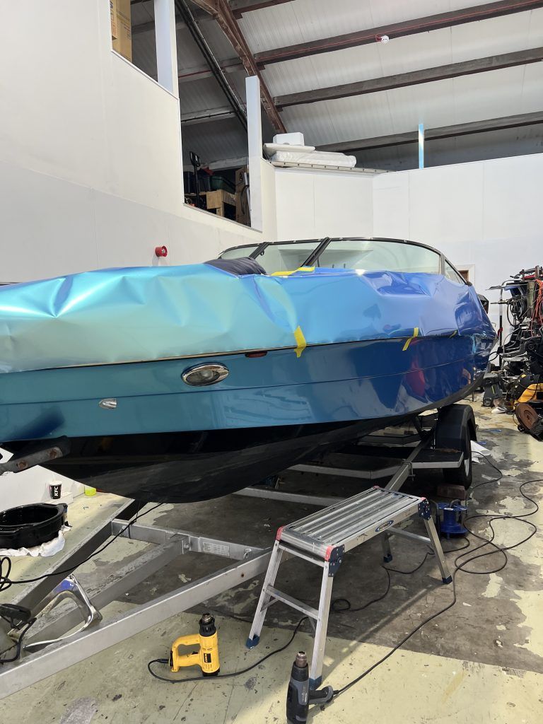 Premier yacht hull wrap full 1