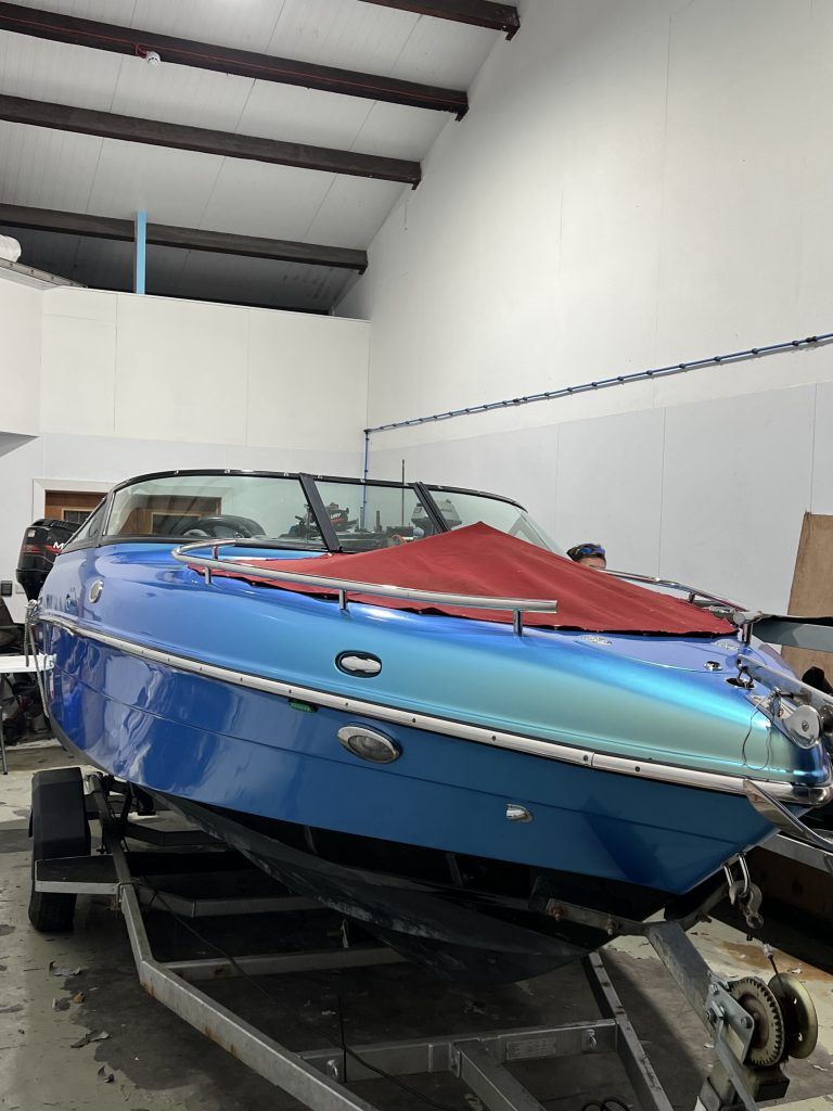 Premier yacht hull wrap full 3