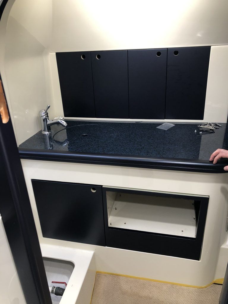 Premier yacht wrap interior trim after