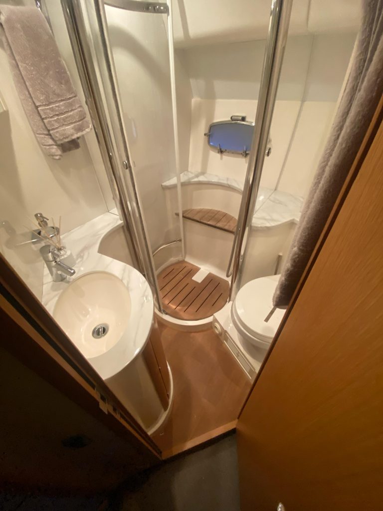 Premier yacht wraps bathroom after white marb 3