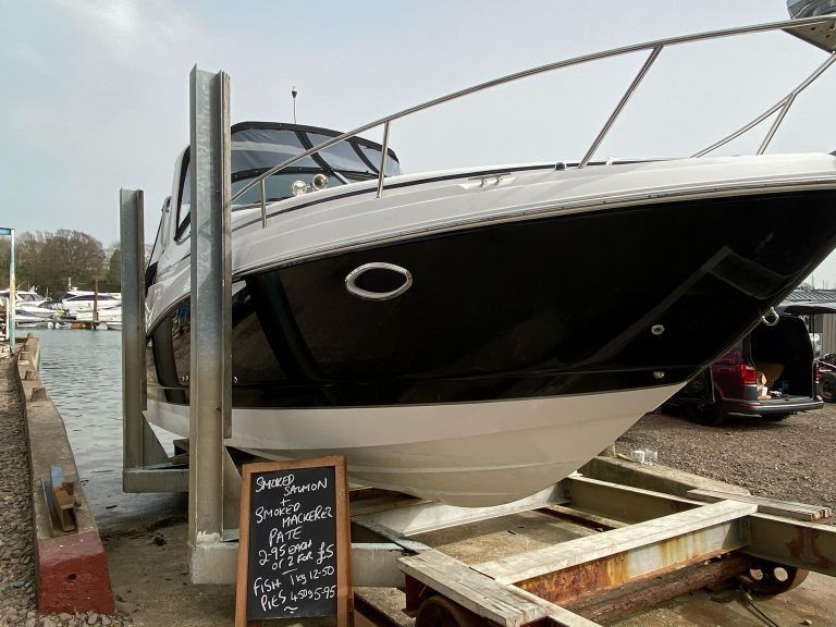 Premier yacht wraps black hull 5