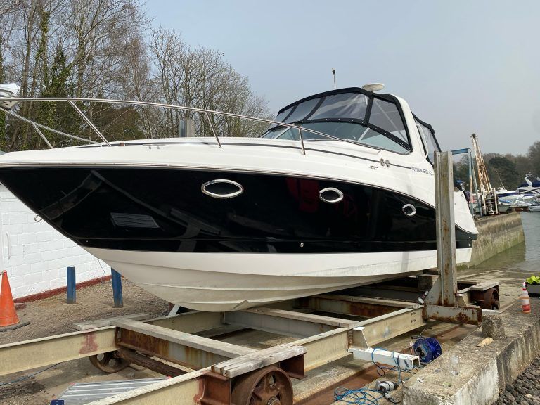 Premier yacht wraps black hull 6
