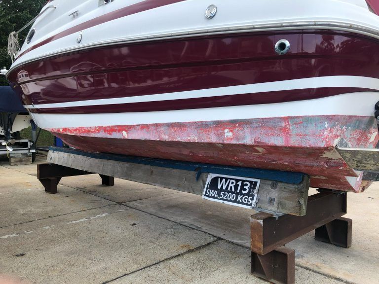 Premier yacht wraps hull band stripe name 13