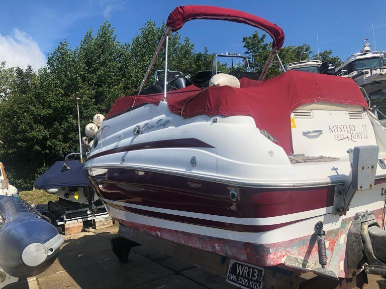 Premier yacht wraps hull band stripe name 5