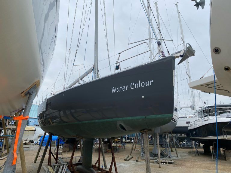 Premier yacht wraps hull name 1