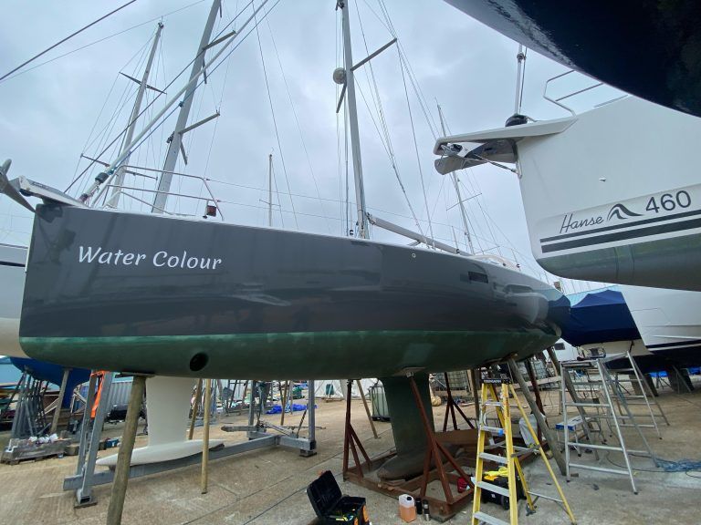 Premier yacht wraps hull name 5
