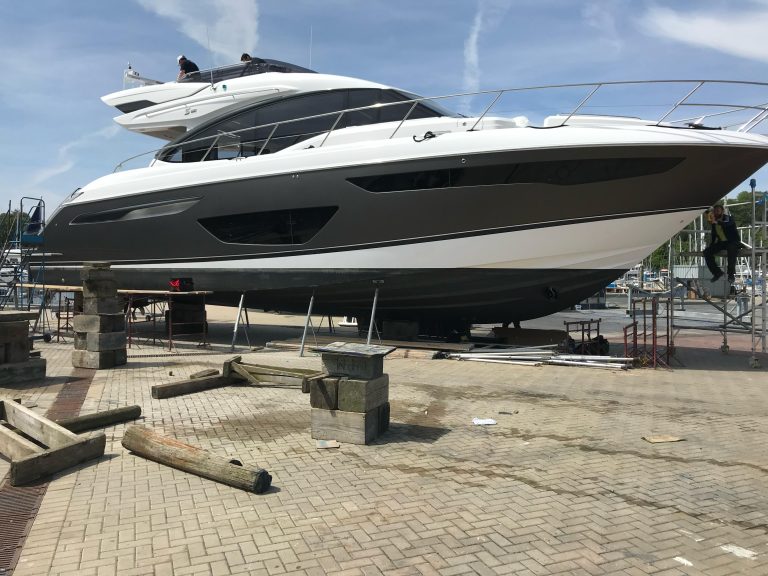 Premier yacht wraps hull wrap after 1