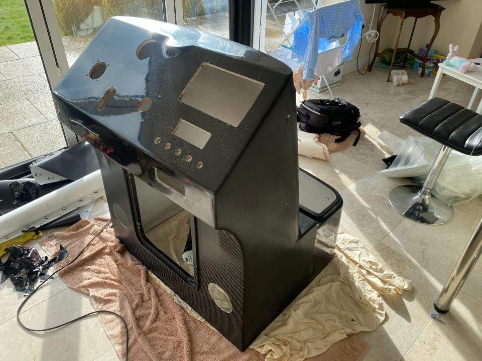 Premier yacht wraps interior console carbon 1