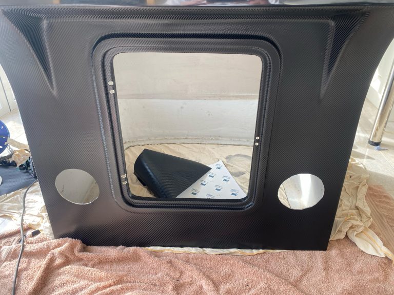 Premier yacht wraps interior console carbon 4