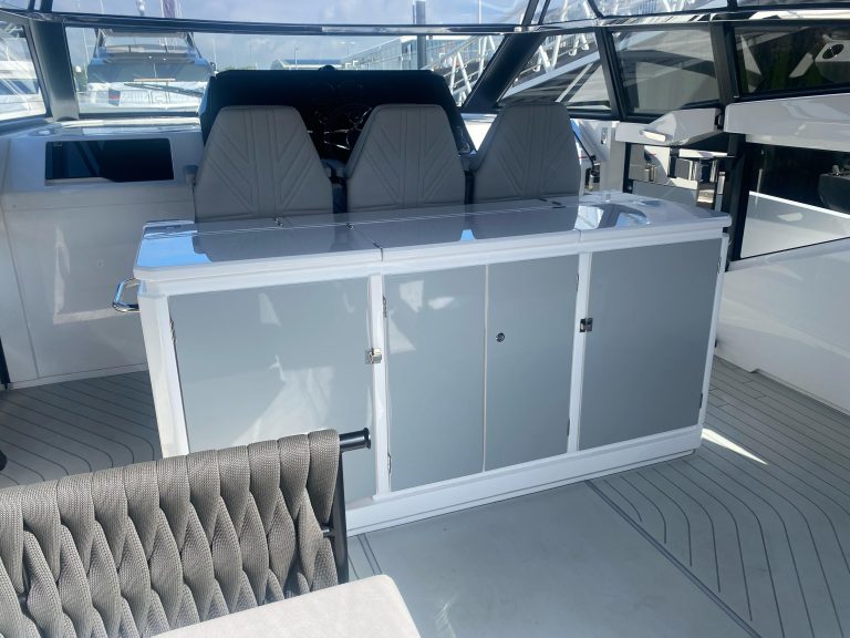 Premier yacht wraps interior doors grey 3