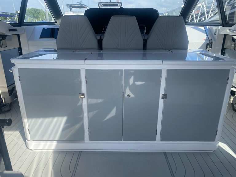 Premier yacht wraps interior doors grey 4